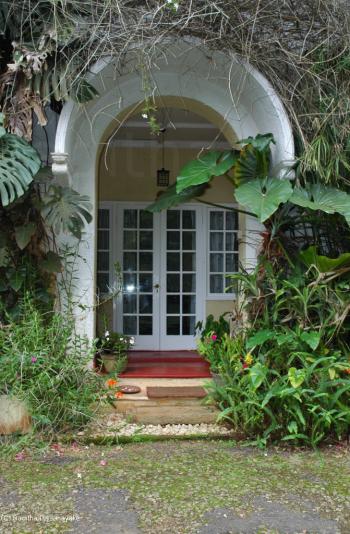 The main entrance to the Great Western Bungalow.