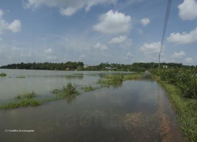 Flood Waters Malambe Under Water
