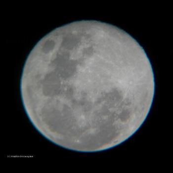 Blue Ring Around the Moon